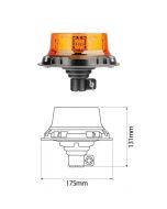 IONNIC 103002 BEACON LED ROTATING AMBER 10-30V POLE MOUNT